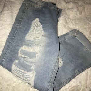 Boyfriend Fit Light Wash Fashion Nova Jeans